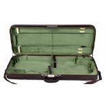 Good modern J. Winter double plush lined oblong violin case