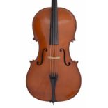 Good contemporary violoncello by and labelled Lothar Semmlinger, Cellobaumeister, Made in W.