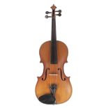 Mid 20th century Mittenwald violin, 14 1/8", 35.90cm