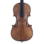 Violin labelled Nicolaus Amatus..., 14 1/8", 35.90cm