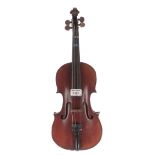 Early 20th century Neuner & Hornsteiner half size violin, 11 7/8", 30.20cm; also another German half