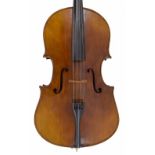 Good contemporary English violoncello by William Piper and labelled Montagnana Model, completely