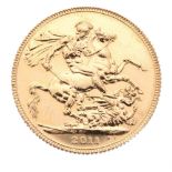 2011 full sovereign coin, 8gm