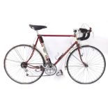 Hetchins Nulli Secundus ten speed bicycle, red and cream colourway