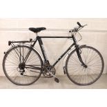 Dawes twelve speed bicycle, black , 23" frame