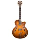 1960 Hofner Committee hollow body electric guitar, made in Germany, ser. no. 3xx6; Finish: brunette,