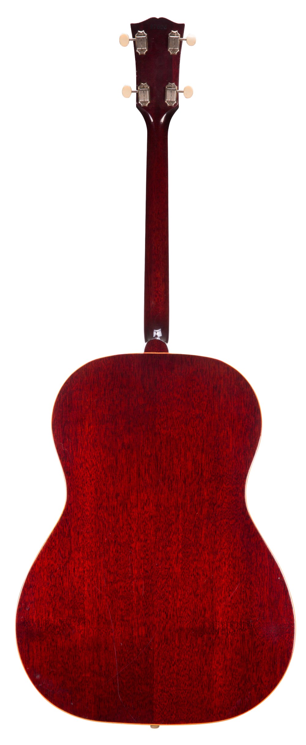 1963 Gibson TG-25-N tenor guitar, made in USA, ser. no. 9xxx6; Back and sides: mahogany, minor - Image 2 of 2