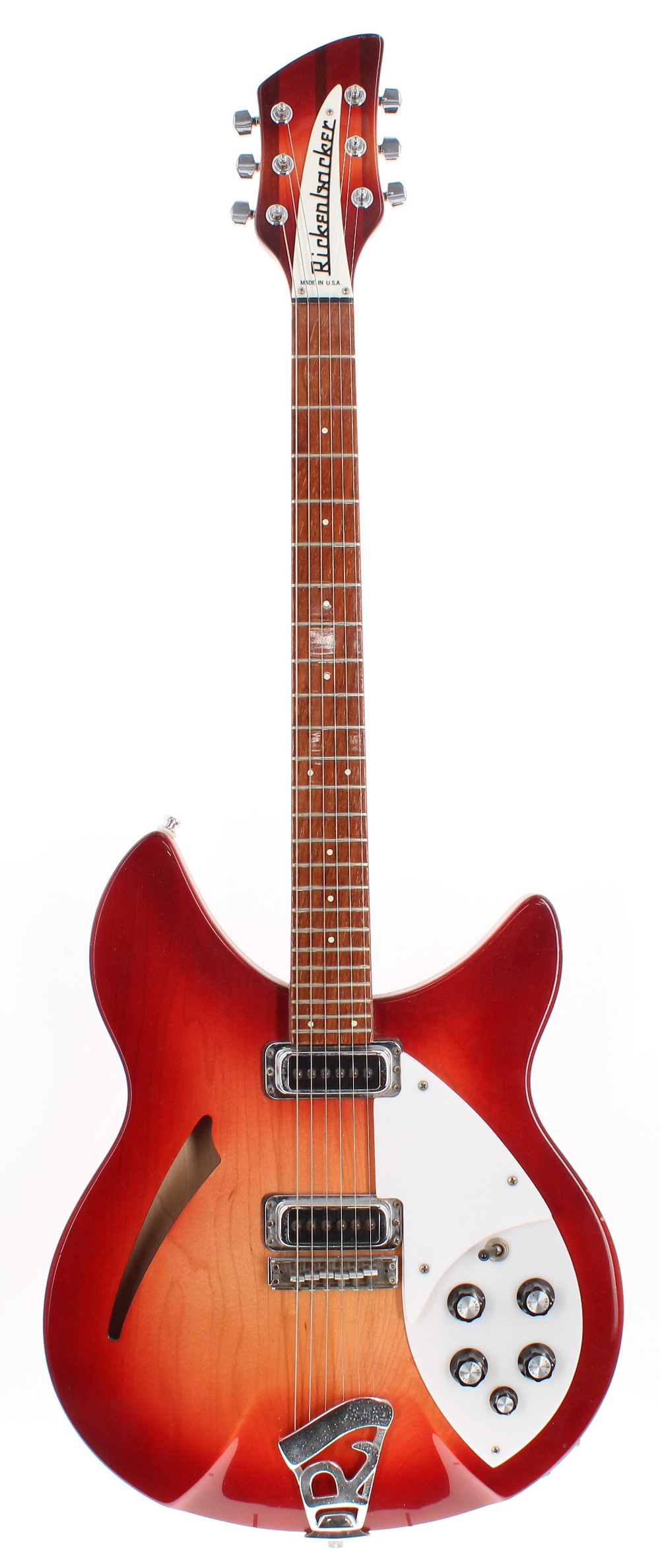 1989 Rickenbacker 330 electric guitar, made in USA, ser. no. E28608; Finish: Fireglo,