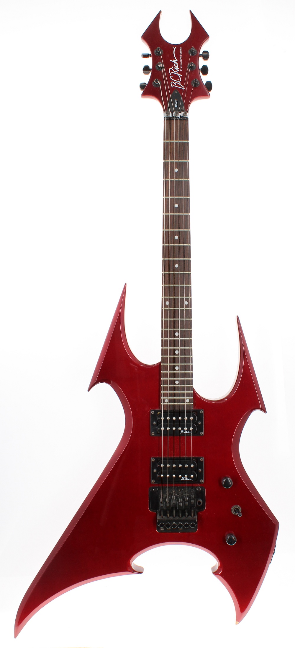 B.C. Rich Platinum Pro Series Beast electric guitar, made in Korea, ser. no. 41xxxx44; Finish: