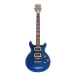 1999 Gibson Les Paul DC electric guitar, made in USA, ser. no. 9xxx9xx5; Finish: blue, blemish to