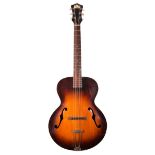 Recording King (Gibson made) Model M-2 archtop guitar, made in USA, circa 1938; Finish: sunburst,