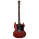 2008 Gibson SG Special Faded electric guitar, made in USA, ser, no, 0xxx8xxx7; Finish: faded cherry,