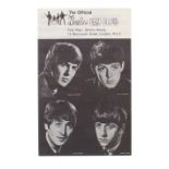 The Beatles - rare Official Beatles Fan Club programme for the BBC TV Jukebox Jury featuring The