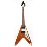 2004 Gibson Flying V electric guitar, made in USA; Finish: natrual; Fretboard: rosewood; Frets: