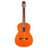 2008 José L. Postigo guitar, made in Spain; Finish: natural; Fretboard: rosewood; Frets: good;