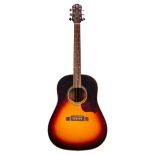 2004 Crafter JM180/VLS-V acoustic guitar, made in Korea; Finish: sunburst, minor marks; Fretboard: