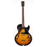 1996 Gibson ES-135 semi-hollow body electrc guitar, made in USA, ser. no. 9xxx6xx5; Finish: two-tone