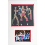 ABBA - fully autographed photograph, mounted and framed, 20" x 14.5"
