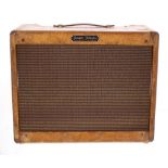 Fender Vibrolux guitar amplifier, made in USA, circa 1960, chassis no. F04387, tweed covering