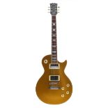 *Tokai Love Rock electric guitar, made in Korea; Finish; gold top, blemishes to back edges and