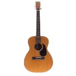 Oakwood Newman acoustic guitar, made in England, no. 1x4; Back and sides: mahogany; Top: natural