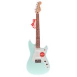 2017 Fender Duo-Sonic electric guitar, made in Mexico, ser. no. MX17xxxxx2; Finish: Surf green;