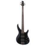 Yamaha TRBX304 bass guitar, made in Indonesia; Finish: Black, minor marks; Fretboard: rosewood;