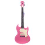 Gould Shock electric guitar, made in China, pink finish (new/old stock)