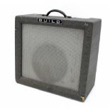 1962 Guild Model 99 guitar amplifier, made in USA, Fender replacement speaker, dust cover