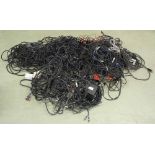 Large selection of various audio cables for spares and repair