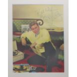 Billy Fury - autographed 1960s magazine photo, framed and glazed, 13" x 11"