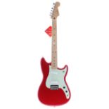 2016 Fender Duo-Sonic electric guitar, made in Mexico, ser. no. MX16xxxxx065; Finish: Torino red;