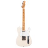 1970s Hohner Tele style electric guitar in need of restoration, made in Japan, white finish (various