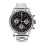 Breitling Navitimer chronograph stainless steel gentleman's wristwatch, ref. 806, circa 1964, serial