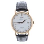 International Watch Co. (IWC) Schaffhausen Portofino 18ct automatic gentleman's wristwatch, the