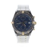 Breitling Chronomat automatic stainless steel and gold gentleman's bracelet watch, ref. B13050,