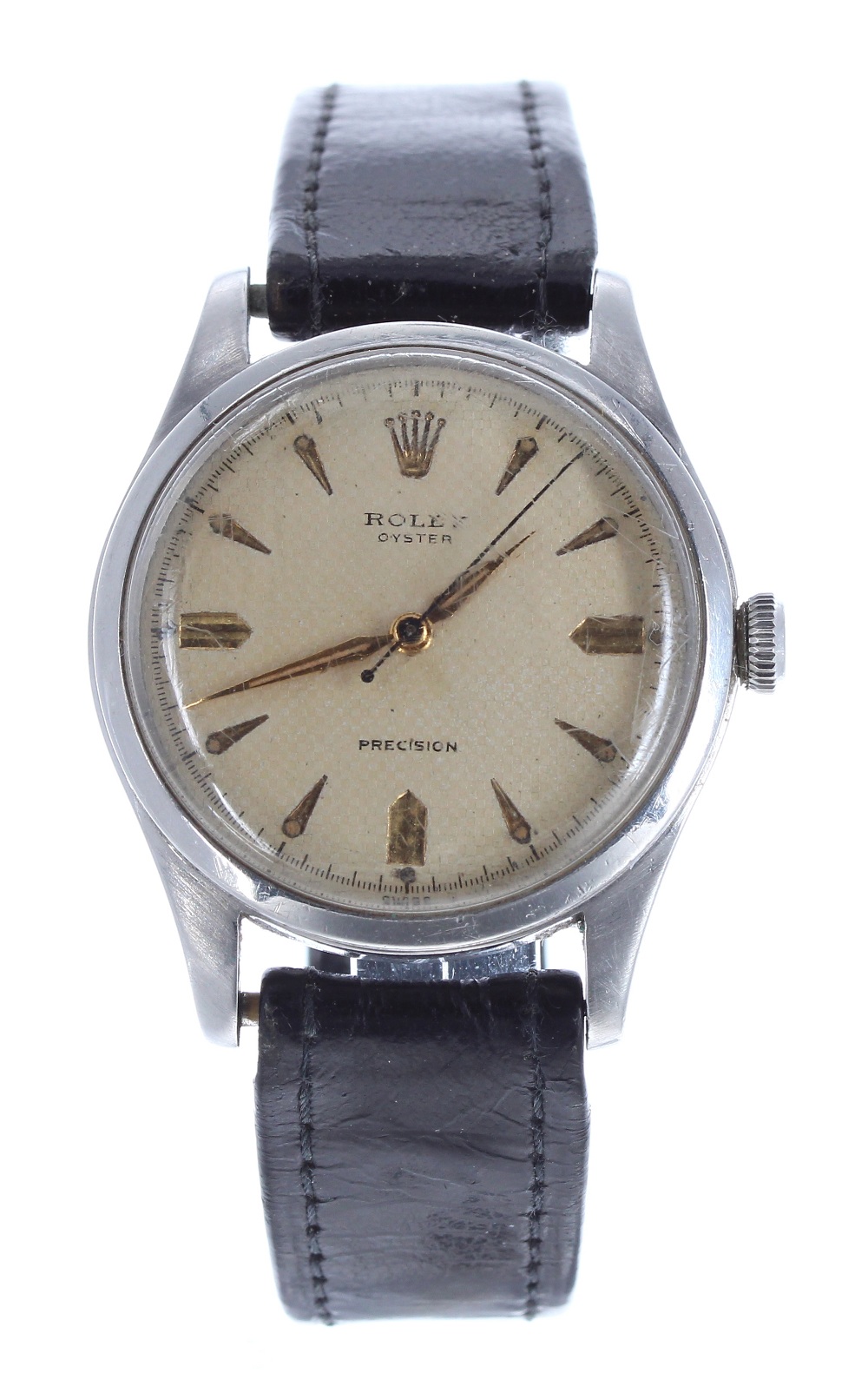 Rolex Oyster Precision stainless steel gentleman's wristwatch, ref. 4463, circa 1958, serial no.