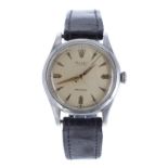 Rolex Oyster Precision stainless steel gentleman's wristwatch, ref. 4463, circa 1958, serial no.