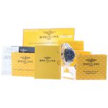 Breitling Crossswind chronograph stainless steel gentleman's bracelet watch, ref. A13355, circa