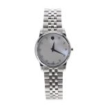 Movado Museum stainless steel lady's bracelet watch, ref. 07.3.14.1143, circular mother of pearl