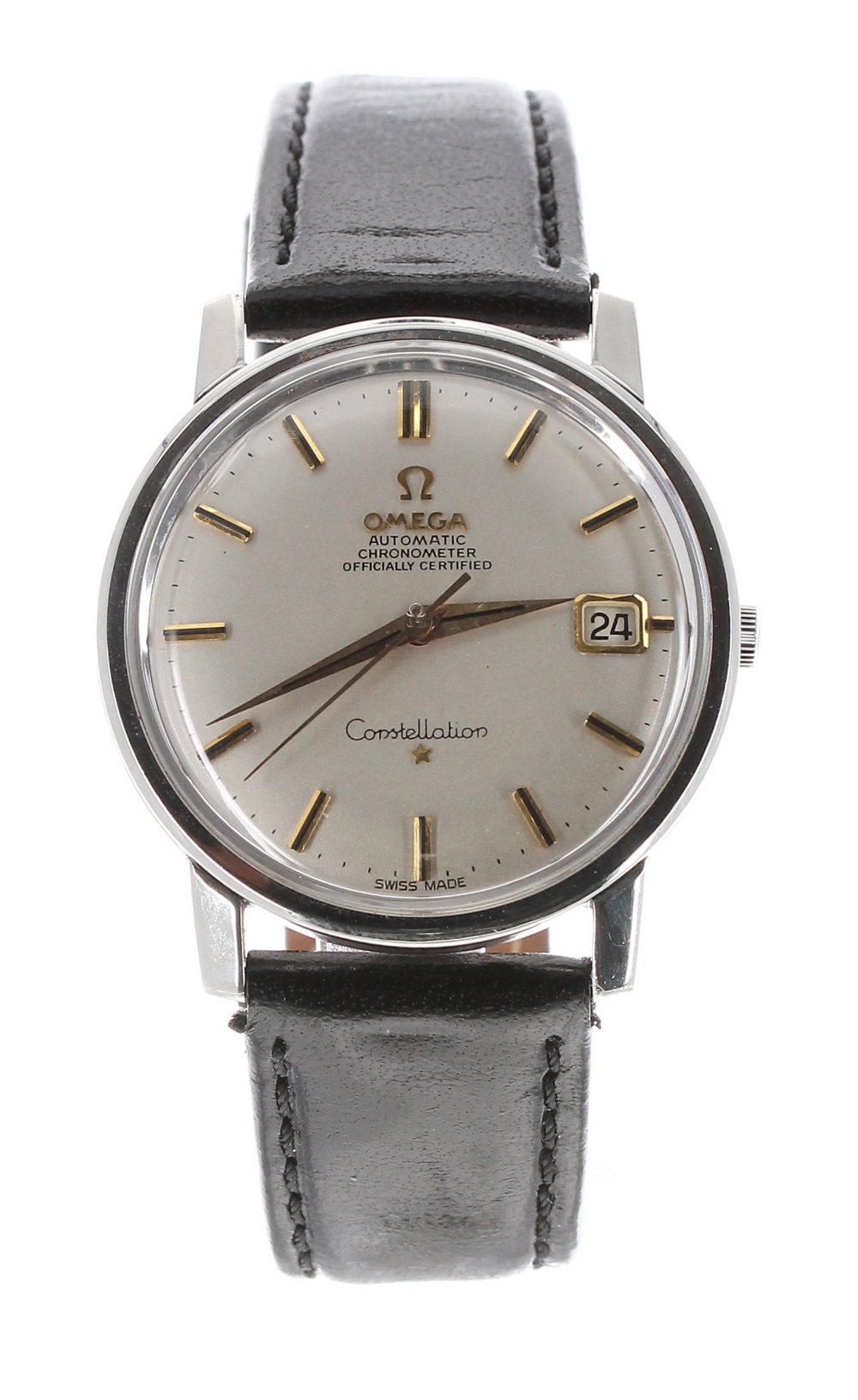 Omega Constellation Chronometer automatic stainless steel gentleman's wristwatch, ref. 168.010,