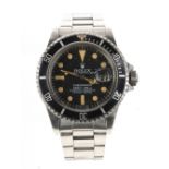 Rolex Oyster Perpetual Date Submariner stainless steel gentleman's bracelet watch, ref. 1680,