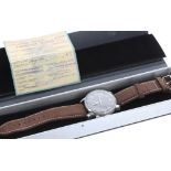 Zeppelin Graf Dual Time stainless steel gentleman's wristwatch, ref. 7644-2, series LZ 127,