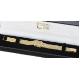 Patek Philippe & Co. Geneve 18ct square cased lady's bracelet watch, ref. 3285/32, no. 263xxxx,