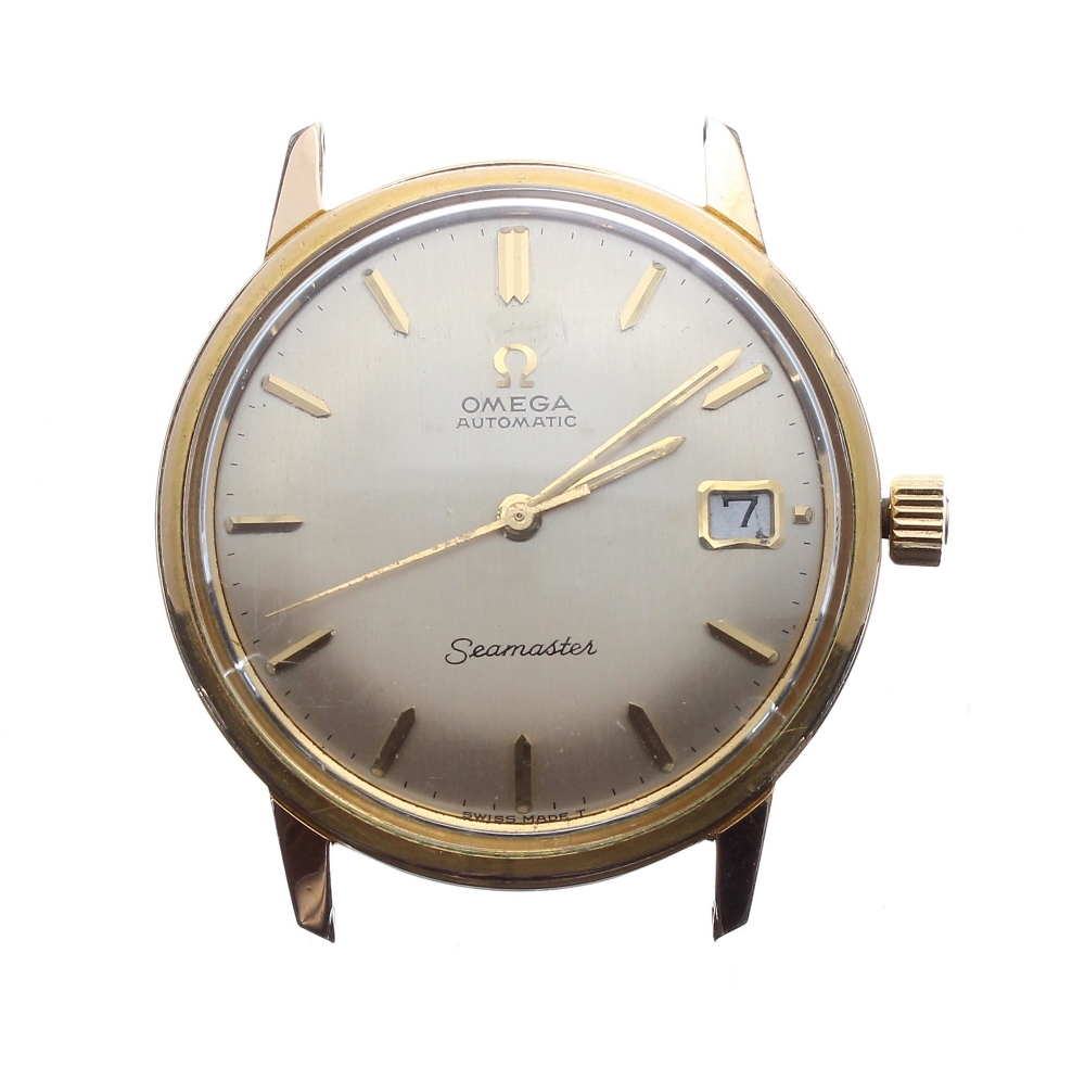 Omega Seamaster automatic gold plated and stainless steel gentleman's wristwatch, ref. 166.002,