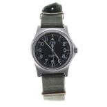 CWC Quartz Military issue stainless steel gentleman's wristwatch, case issue numbers '0552/6645-99