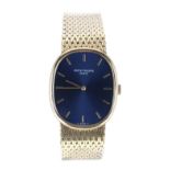 Patek Philippe Ellipse 18ct gentleman's bracelet watch, ref. 3848, circa 1988, serial no. 2800xxx,