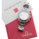 Omega Speedmaster Day-Date chronograph automatic stainless steel gentleman's bracelet watch, ref.