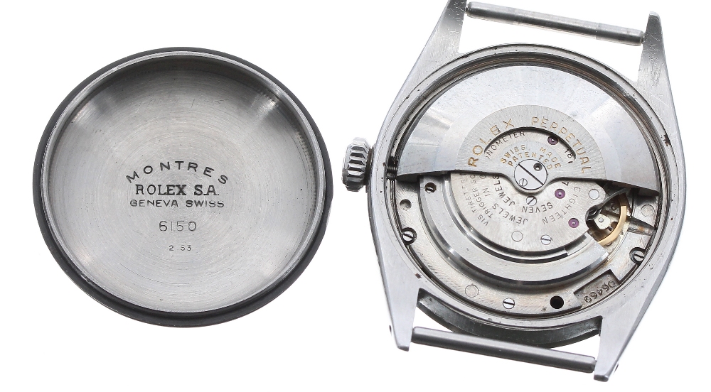 Rare Rolex Oyster Perpetual Explorer Military issue stainless steel gentleman's wristwatch, ref. - Image 9 of 10