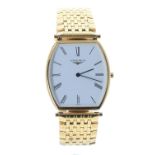 Longines La Grand Classique gold plated gentleman's dress bracelet watch, ref. L4 705 2, serial